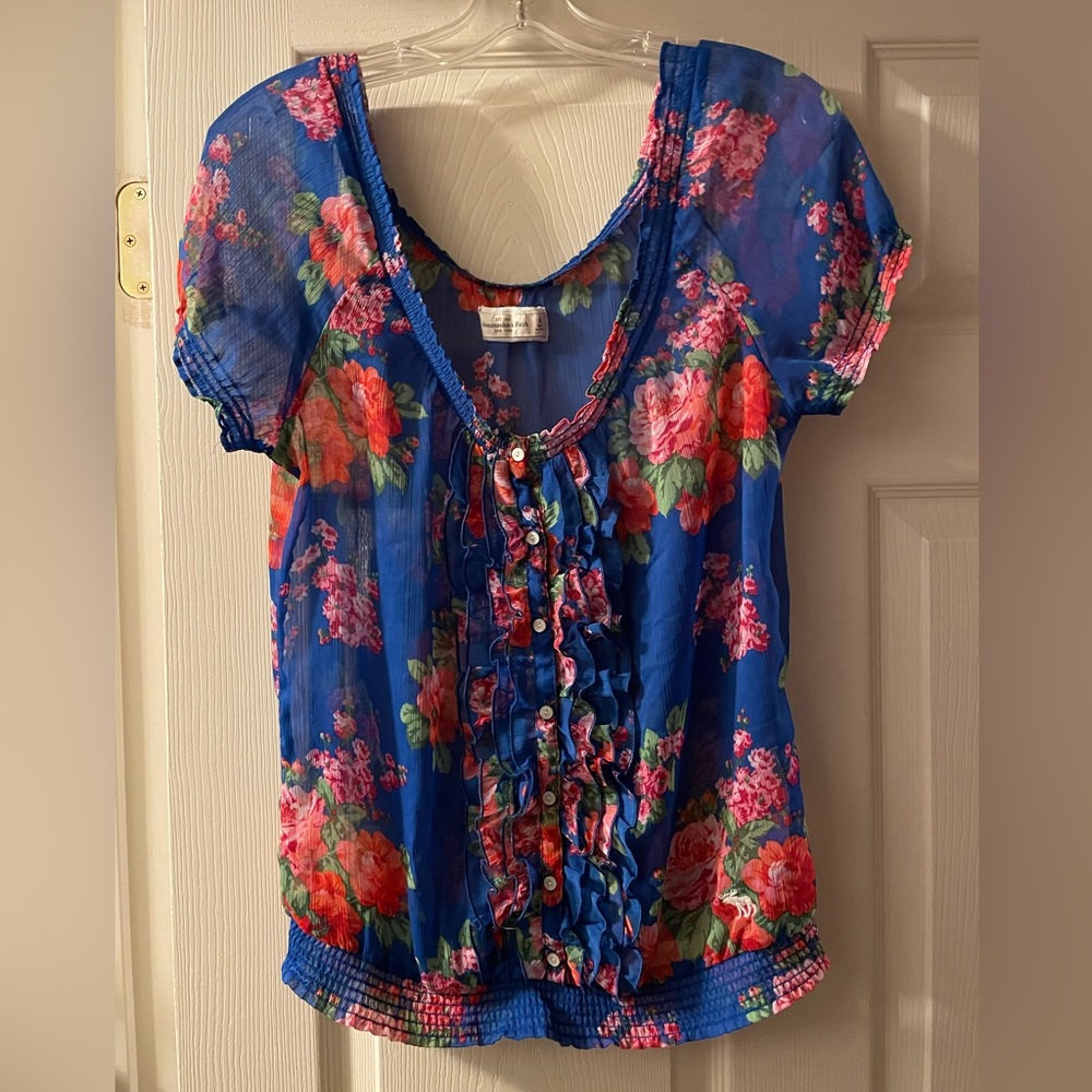Abercrombie and fitch sheer shirt